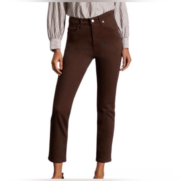 Everlane Denim - Everlane The Original Cheeky CROP Jean Organic Cotton Brown 27